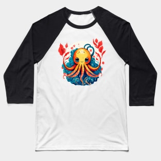 Cute octopus Baseball T-Shirt